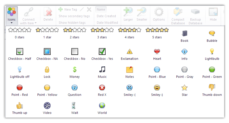Overlay icons